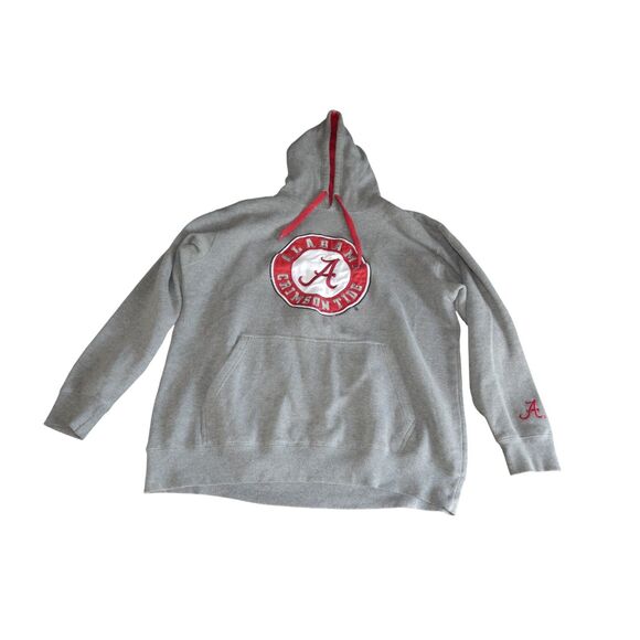 Tops - E5 Alabama Crimson Tide football women's x-large gray hoodie pullover sweatshirt